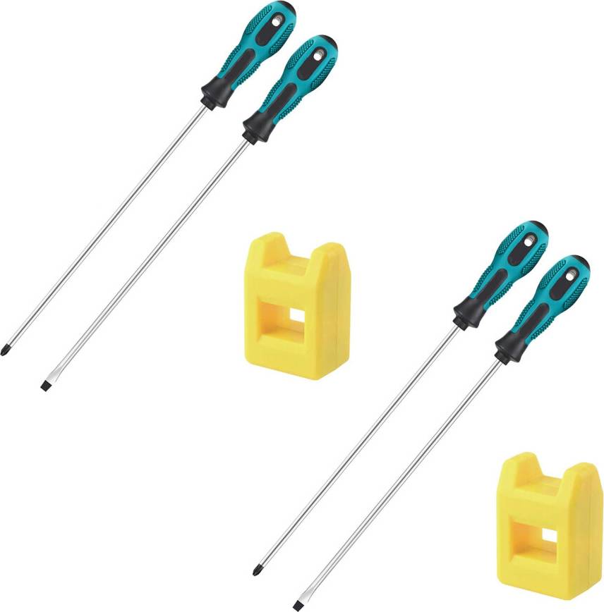 4Pcs 12 Inch Slotted Set Bit Screwdriver