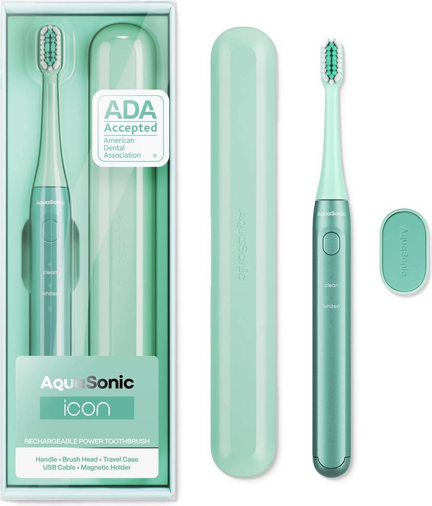AquaSonic Icon Rechargeable Power Toothbrush