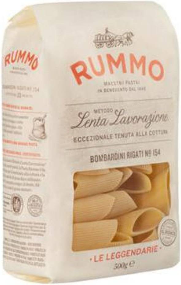 Rummo Pasta Bombardini Rigati N154 500g