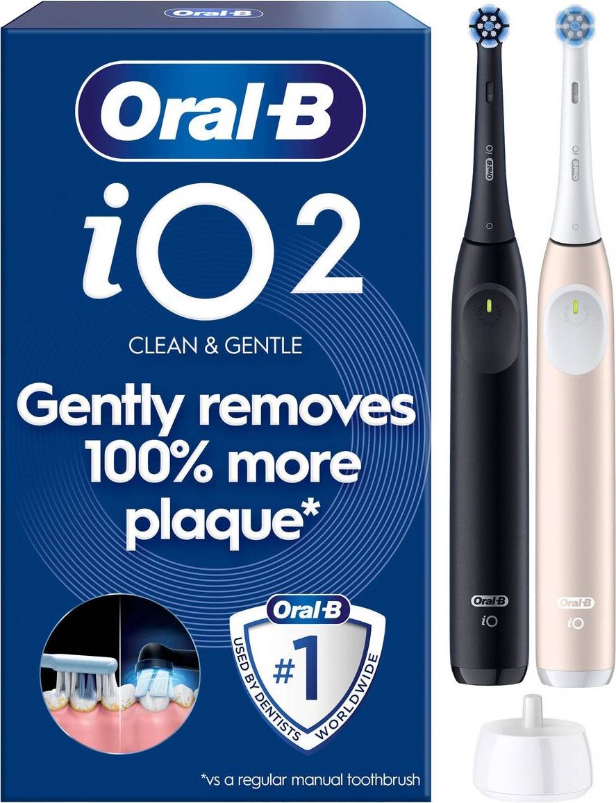 Oral b duo pack Oral-B iO2 Duo Eltandborste 2-Pack