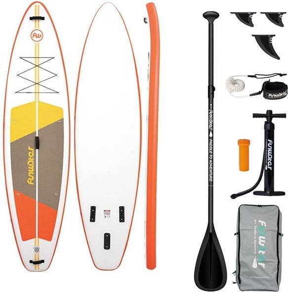 Inflatable paddle board FunWater SUPFW69B Inflatable Paddle Surf Set