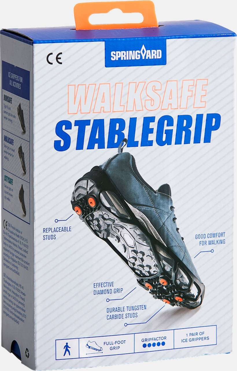 Brodder Springyard Stablegrip Walksafe - Black