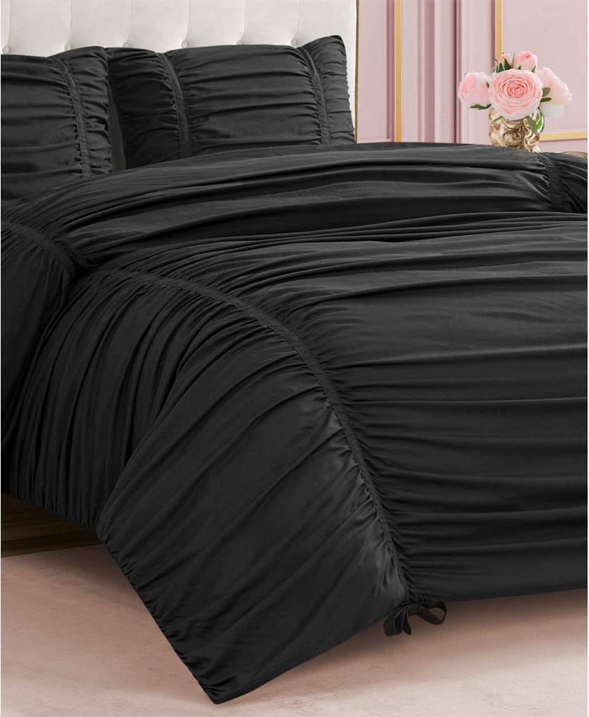 Juicy couture comforter set Juicy Couture Ribbon Ruched Comforter Set 3-Pc King