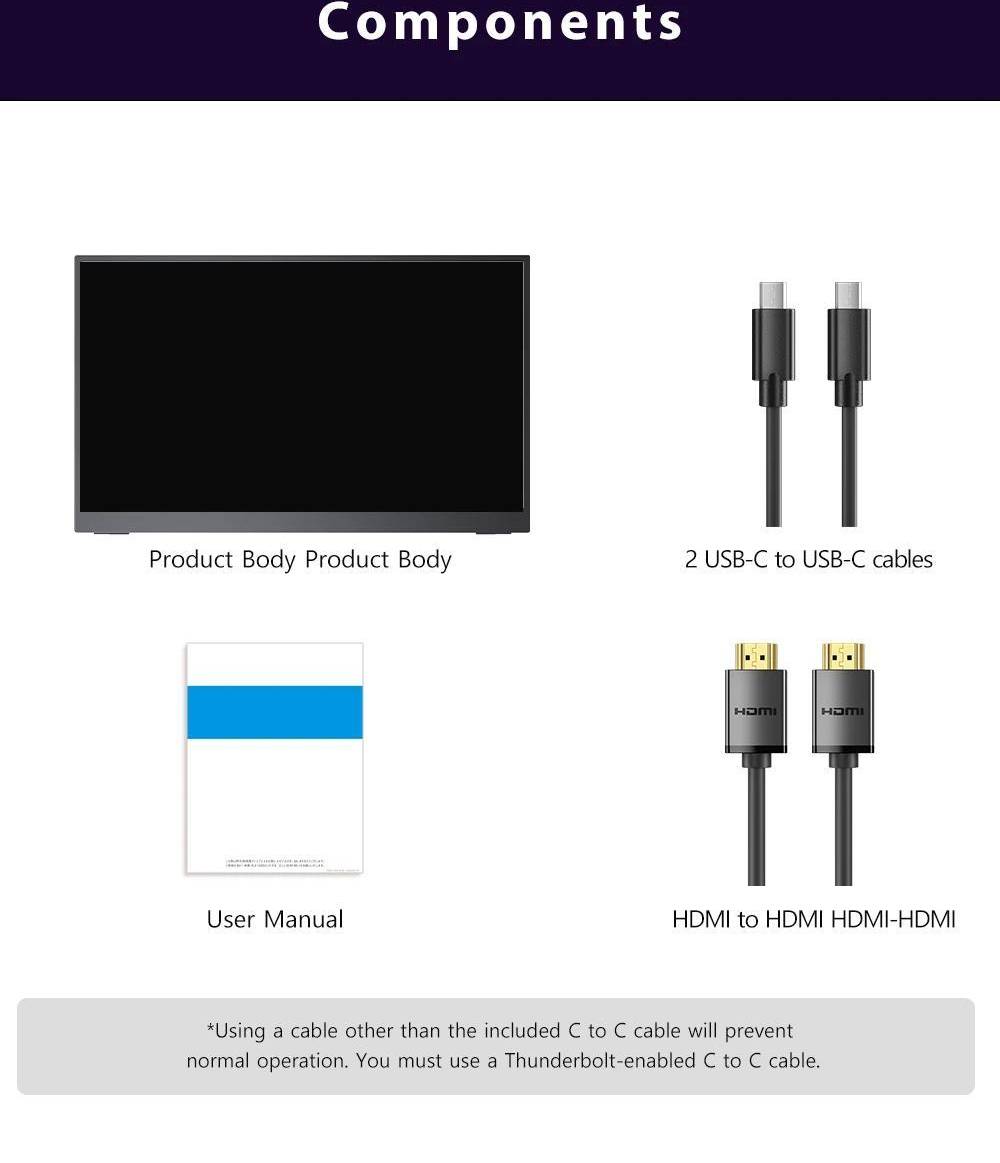 StarTech Monitor Portatile Display IPS 44 cm
