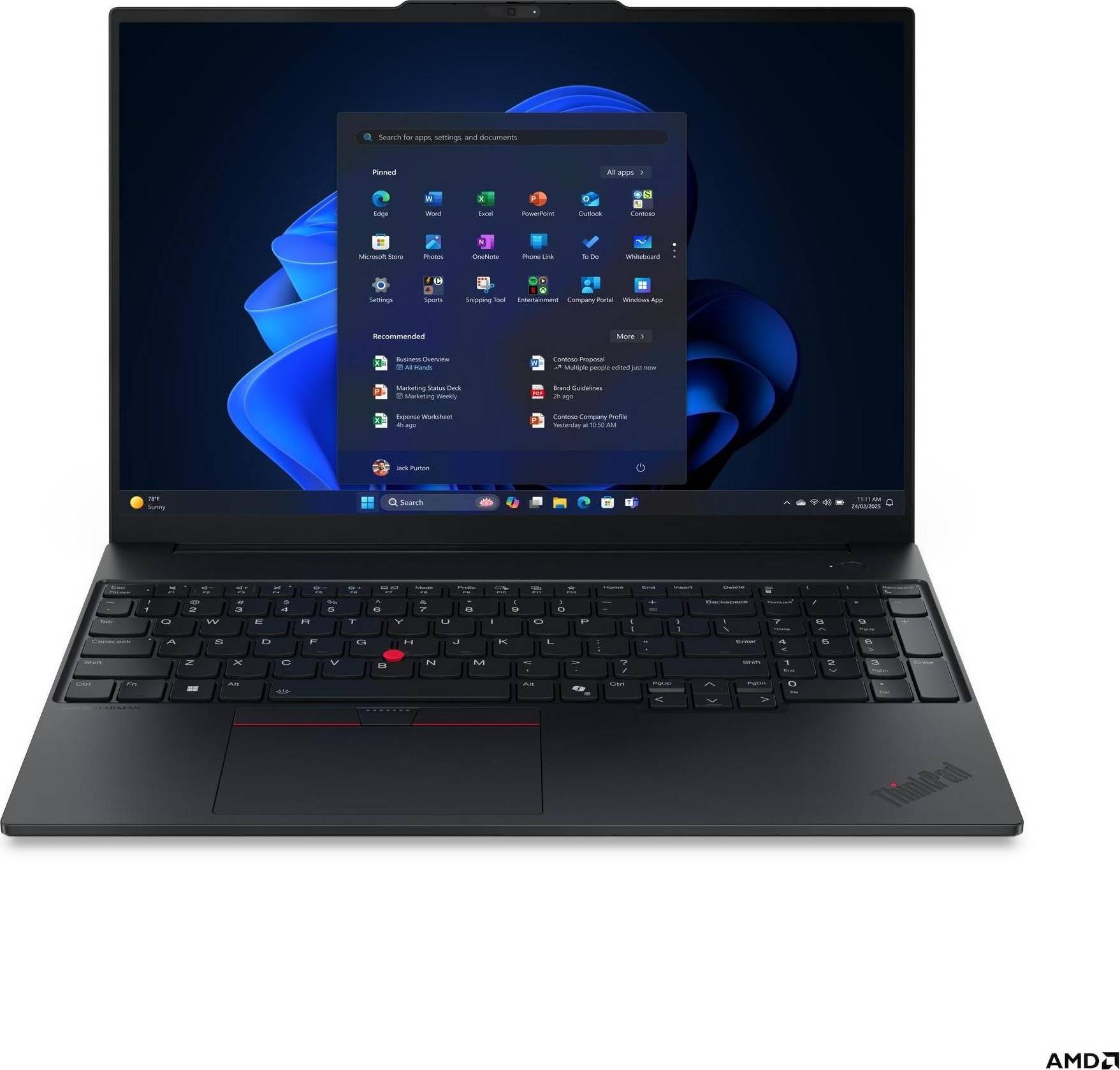 Lenovo TP E16 G4 AI R7-445 Notebook