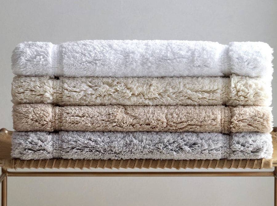 Matouk Milagro Small Bath Rug Ivory White