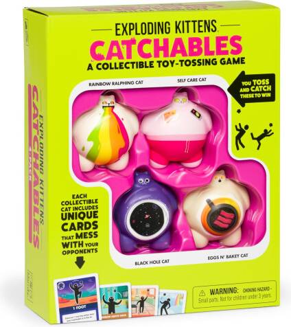 Exploding kittens Exploding Kittens Catchables 4-Pack