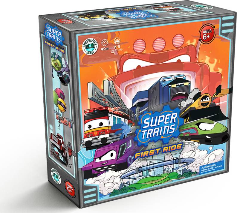 Super Trains First Ride Kids Train Board Game