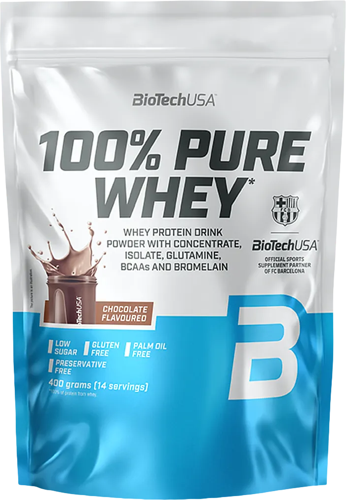 BioTech USA 100% Pure Whey 400g Raspberry Cheesecake