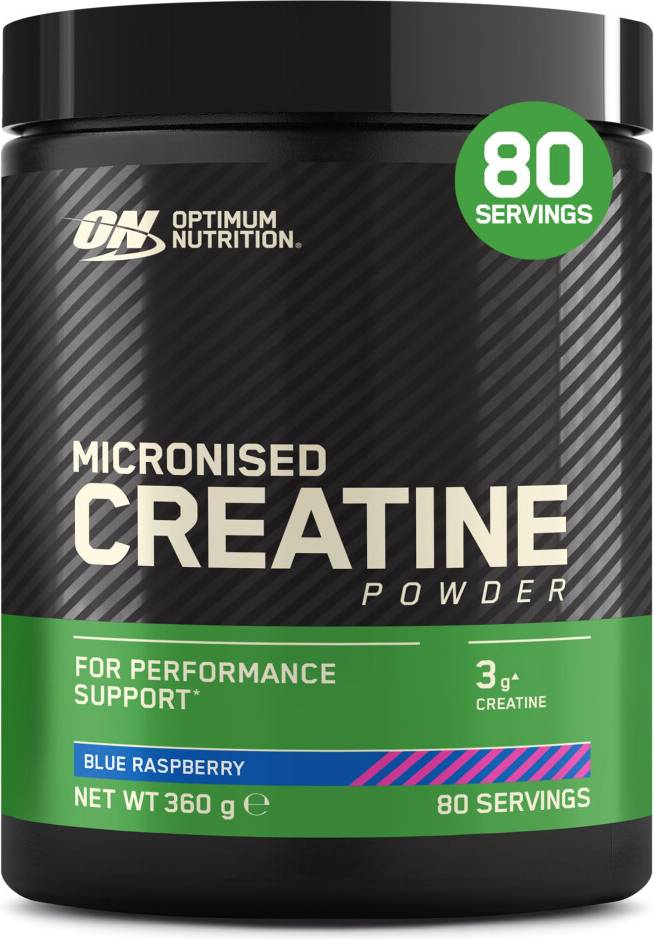 Optimum Nutrition Micronised Creatine Powder Blue Raspberry 3 g