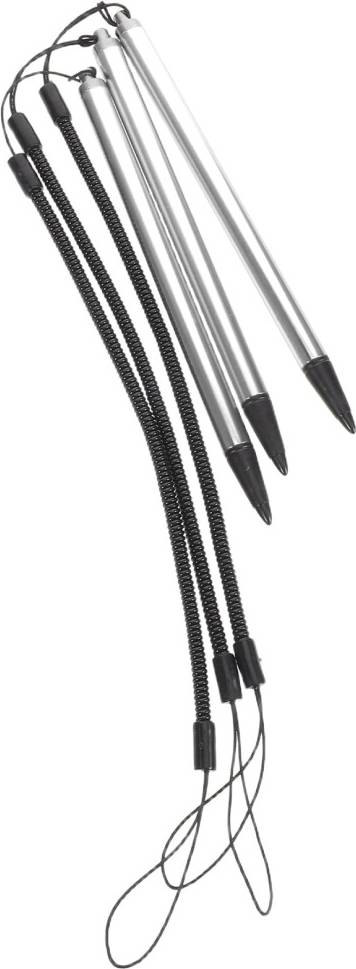 3Pcs Touchscreen Stylus Pen with Spring Coil and String