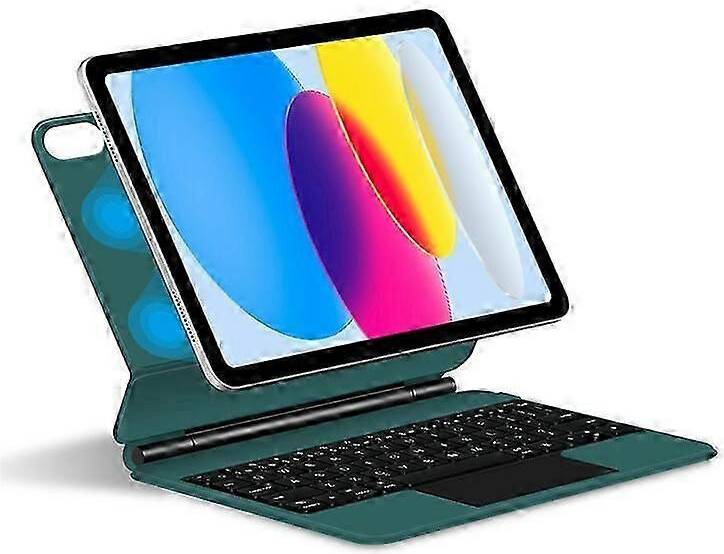 Magnetic Floating Bluetooth Keyboard Leather Tablet Case