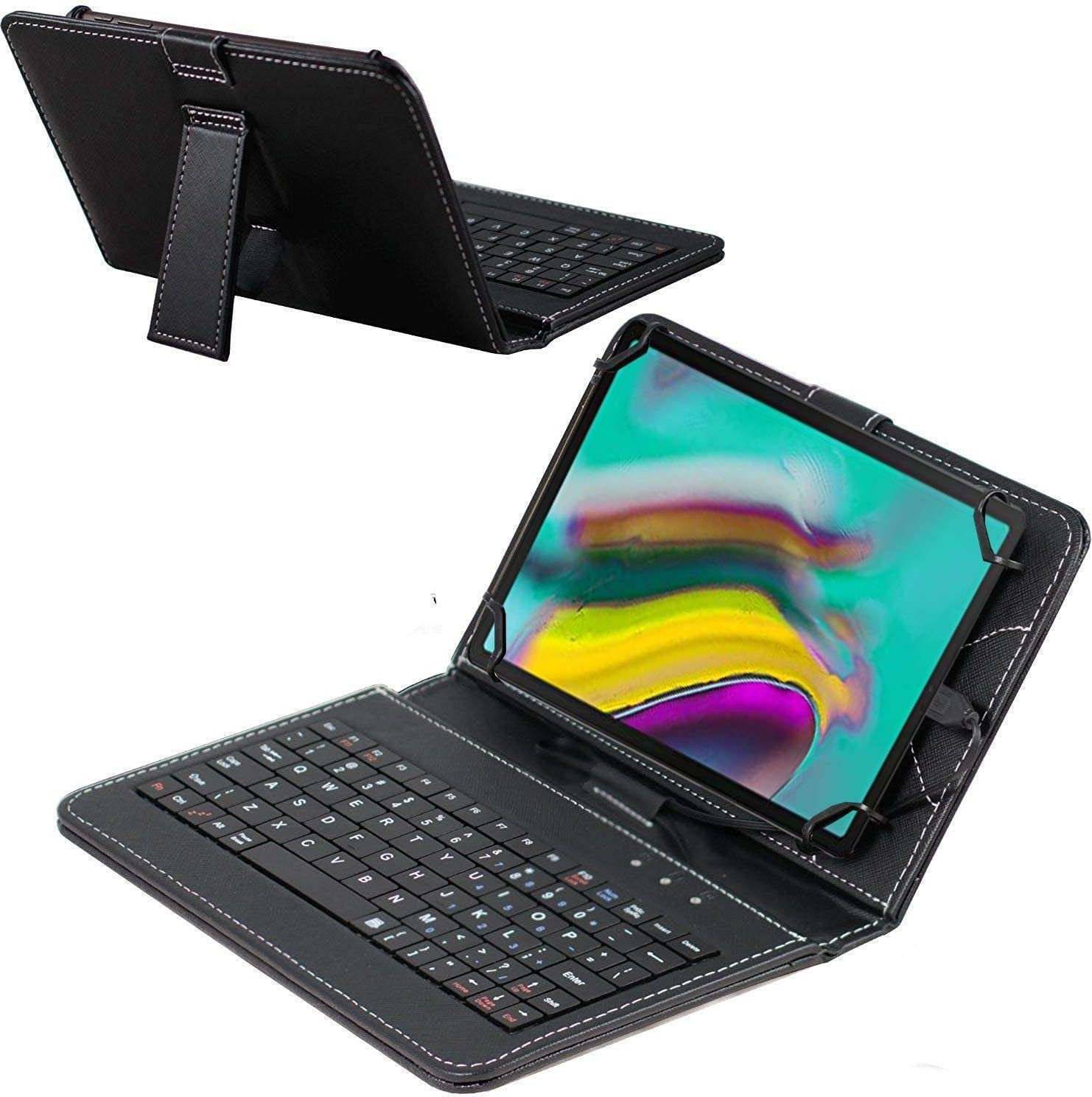 Navitech Black Keyboard Case For Teclast Tablet 10.1 Inch