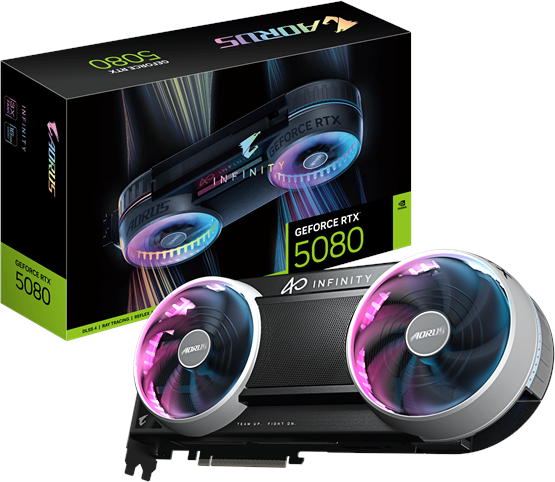 Aorus GeForce RTX 5080 Infinity Graphics Card