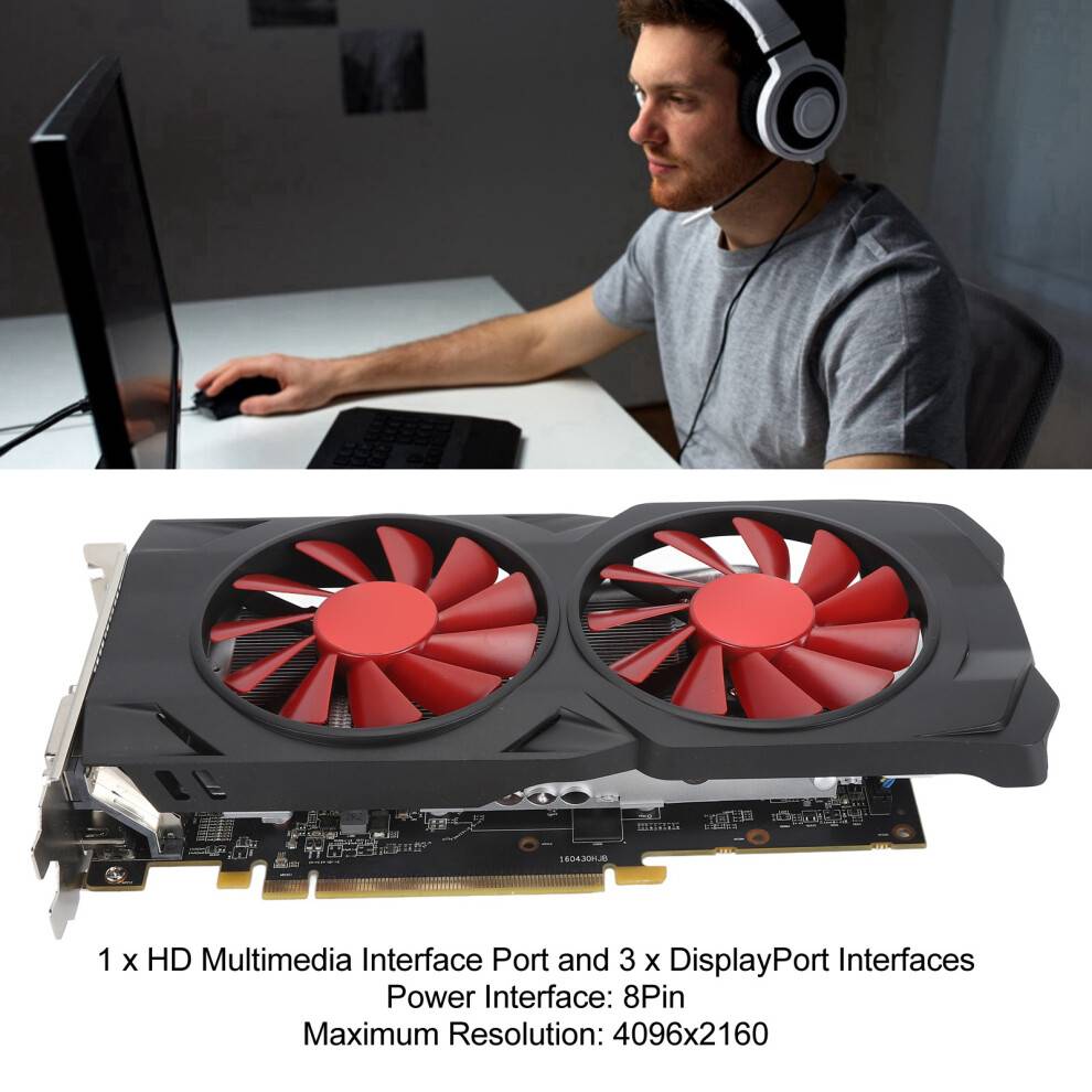 Gaming Graphics Card RX580 8GB GDDR5