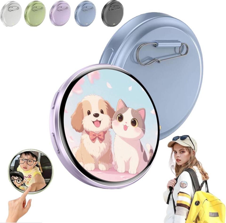 Smart Bluetooth Photo Frame Button Pin