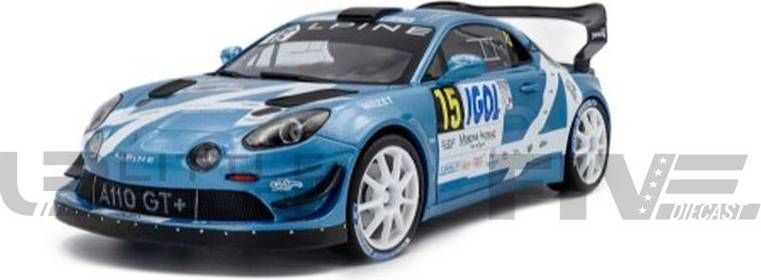 Solido Renault Alpine A110 RGT N 15 Rally Mont Blanc 2024 Raphael Ast