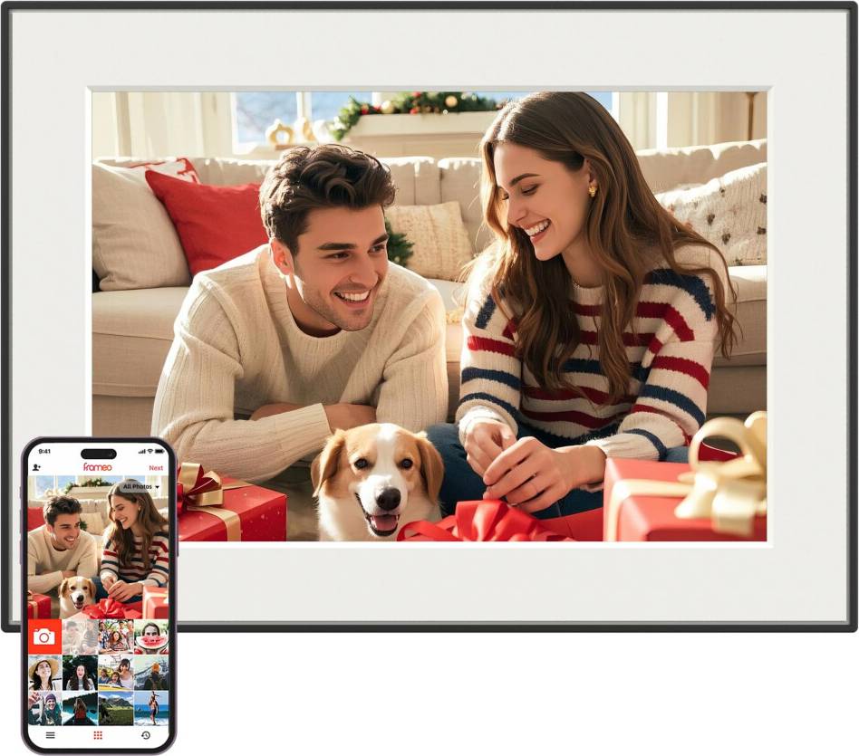 32GB Memory 10.1 Inch Frameo Photo Frame