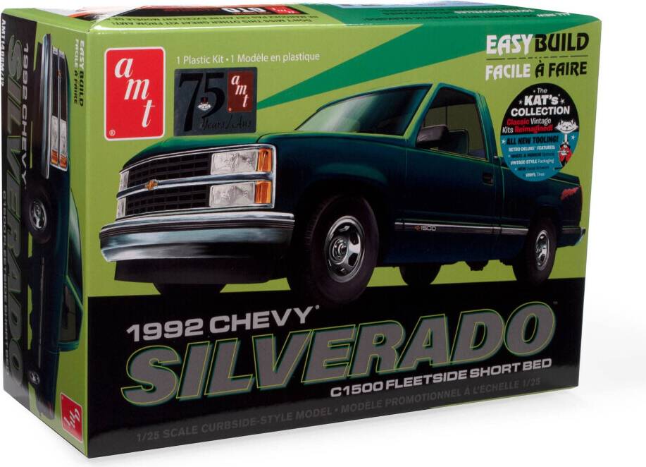 AMT 1992 Chevrolet Silverado Shortbed Model Kit