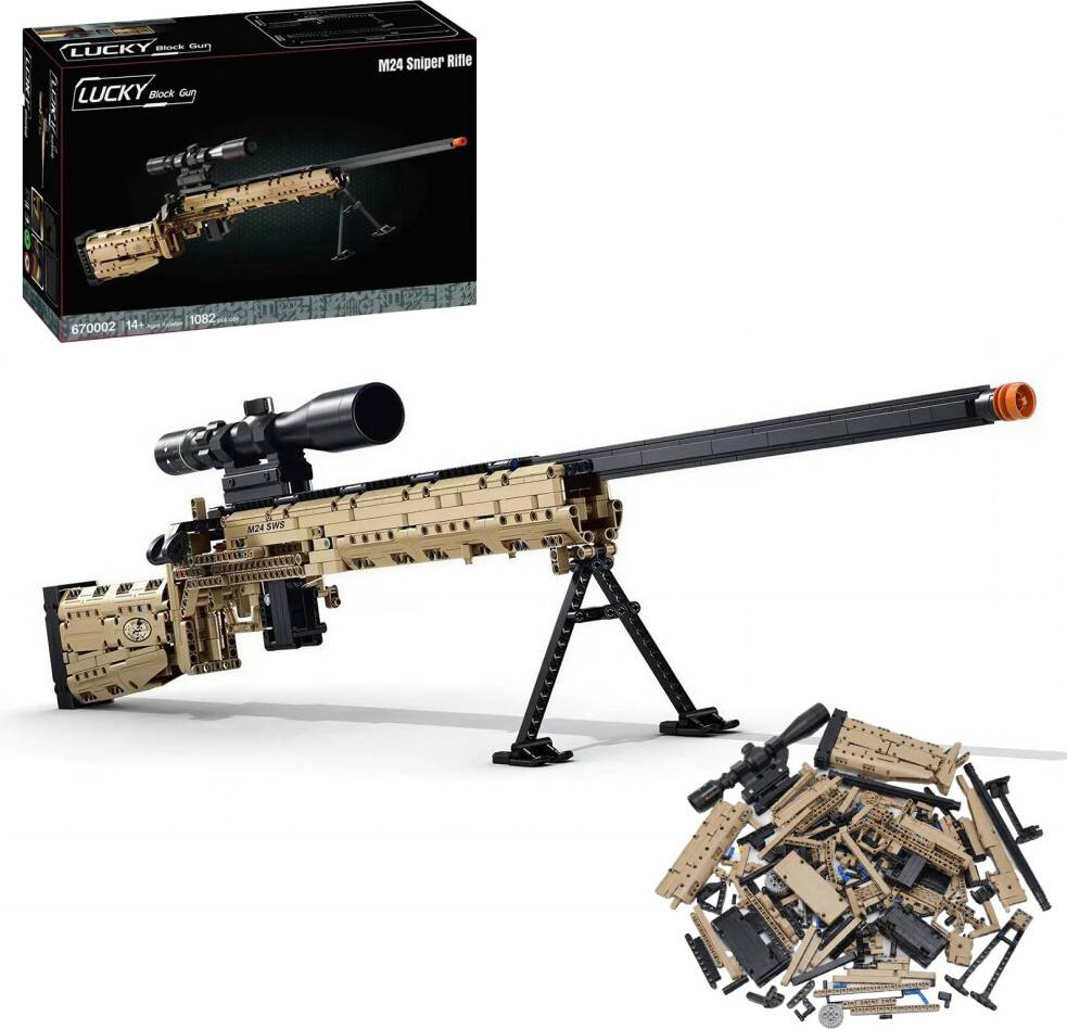 M24 Model Building Block Set 1082 Pcs