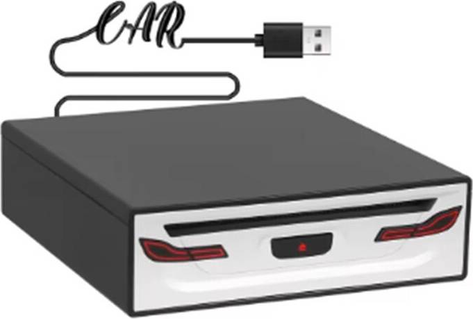 Typecat External USB CD Player with Cable