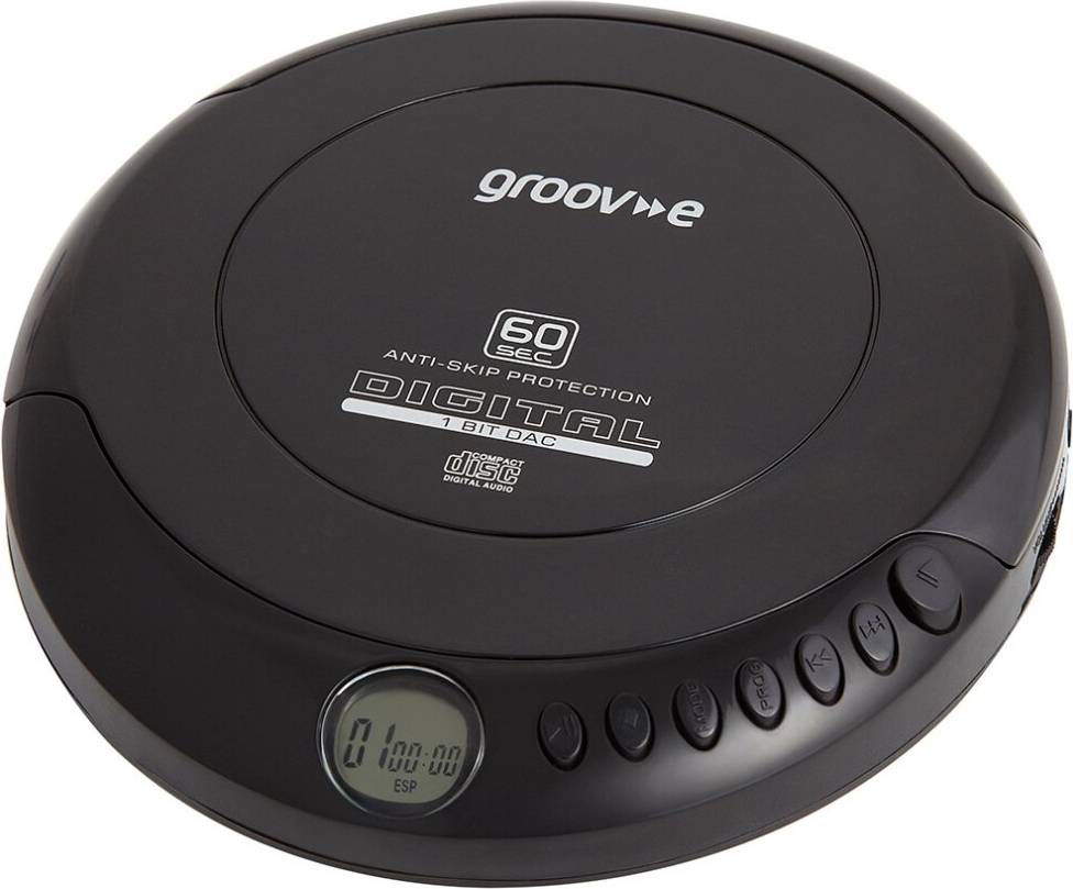 Groov-e Retro Compact CD Player with CD-R and CD-RW Playback