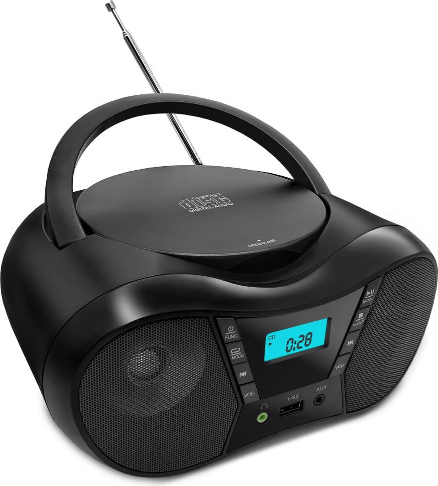 Boombox med cd CTDZLED Portable CD Player Boombox