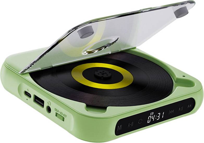Compact cd player Compact CD Player Green