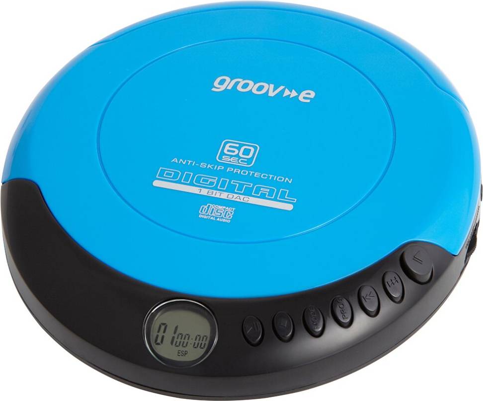 Groov-e Retro Compact CD Player with CD-R and CD-RW Playback
