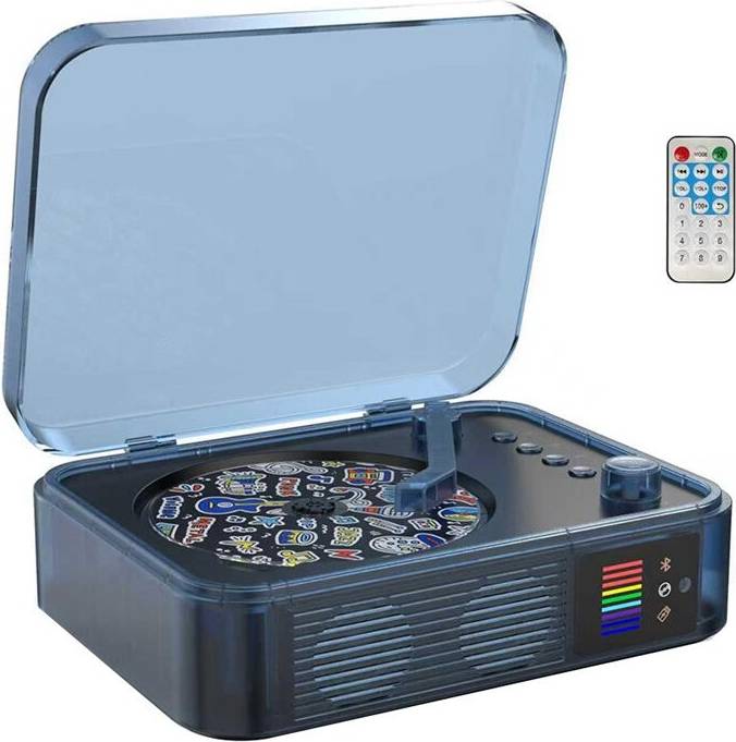 Tauoh Portable LED Desktop CD Player