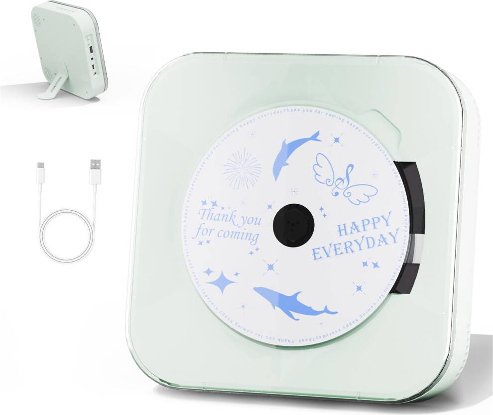 CD Player Transparent Bluetooth USB