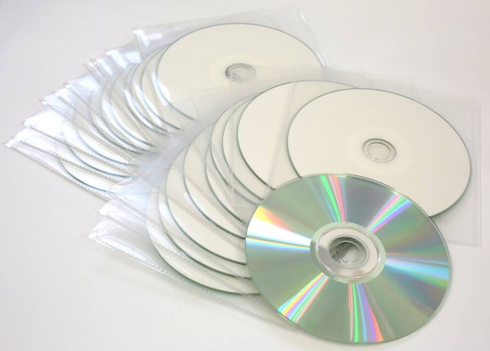 Traxdata Blank Discs CD-R 52x Diamond Silver White