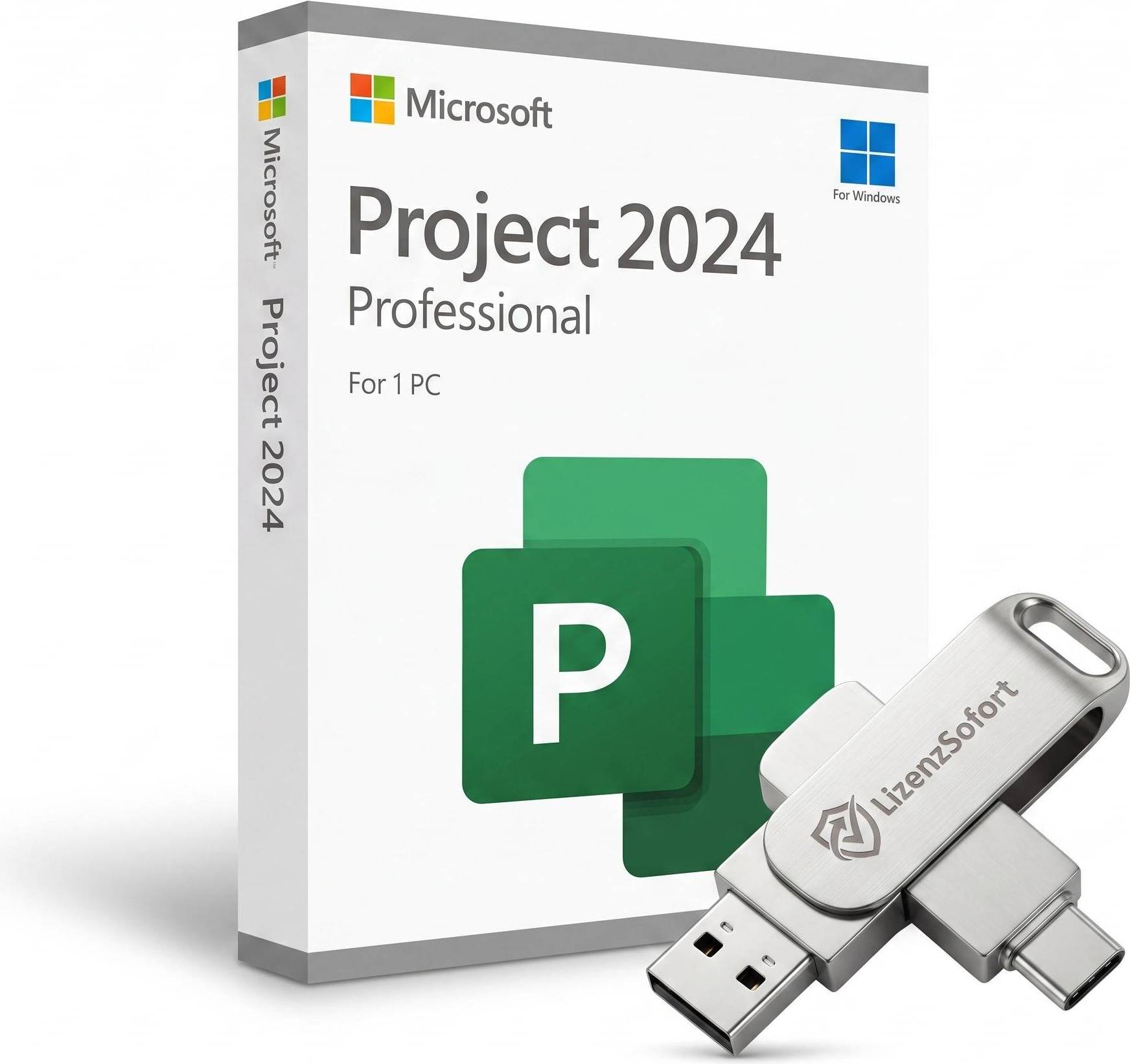 Microsoft Project 2024 Professional Box