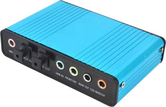 Usb external sound card USB 6 Channel Surround External Sound Card