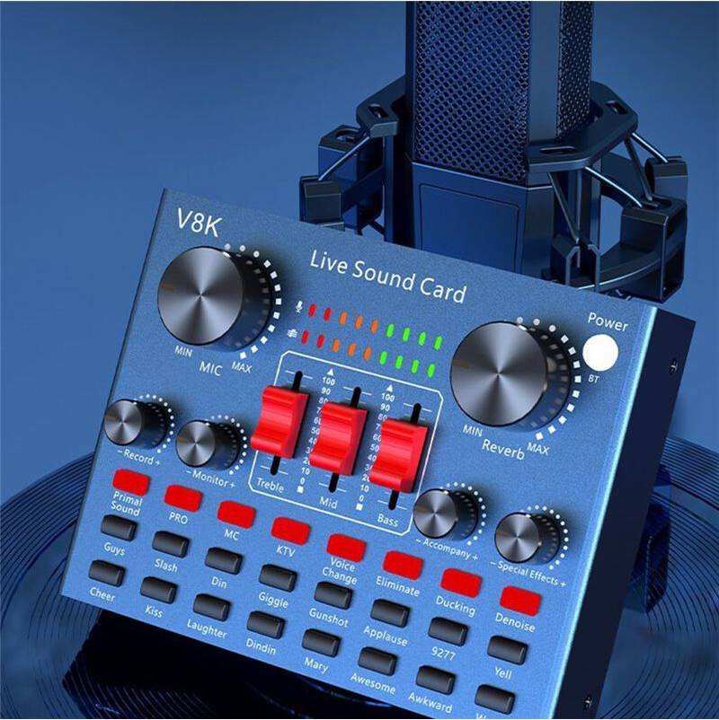 Usb external sound card V8K Audio USB External Sound Card
