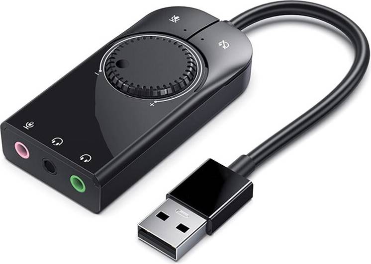 Usb sound adapter Sound Card USB Audio Interface Adapter
