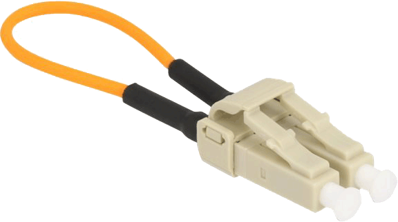 DeLock Optical Fiber Loopback Adapter LC OM1 Multi-mode Beige