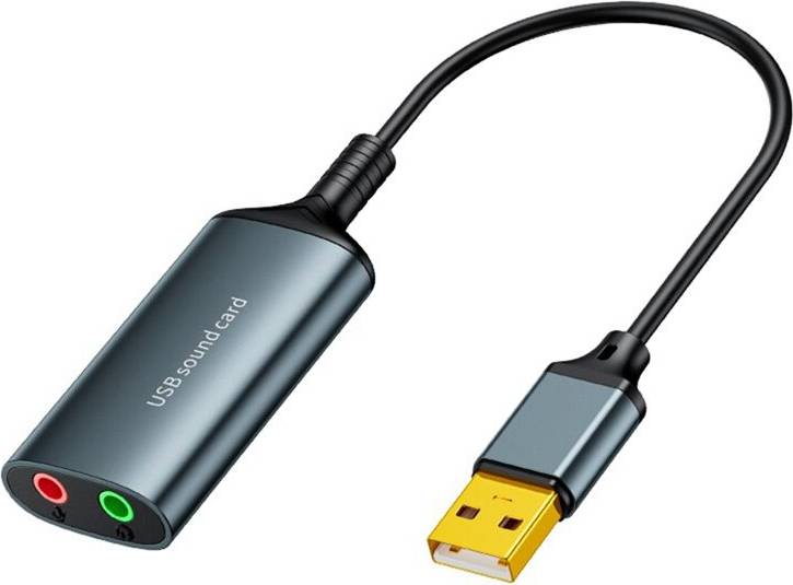 Usb external sound card USB Sound Card External Adapter