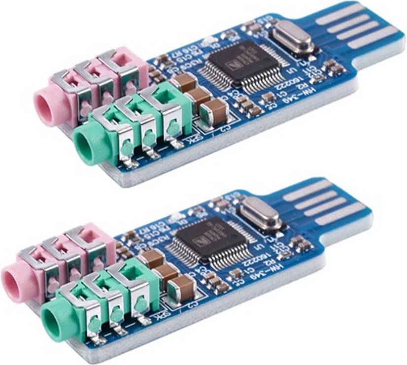 Typecat 2Pcs USB Sound Card Chip