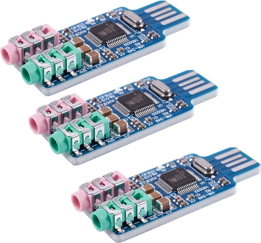 CM108 USB Sound Card Blue