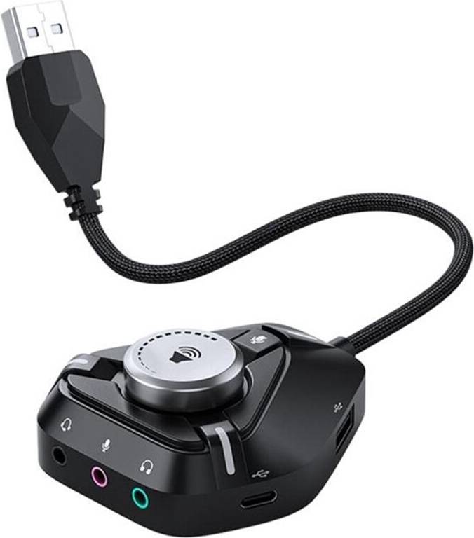 Usb sound adapter 95AF USB Sound Card External Adapter