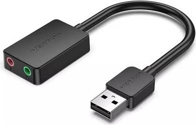 Usb Sound Card For Pc Laptop Headset Microphone R4u72634