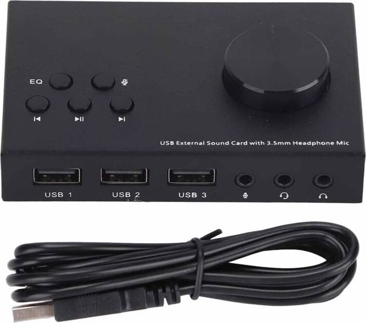Usb audio adapter Kepptory USB Audio Adapter Extenrnal Sound Card