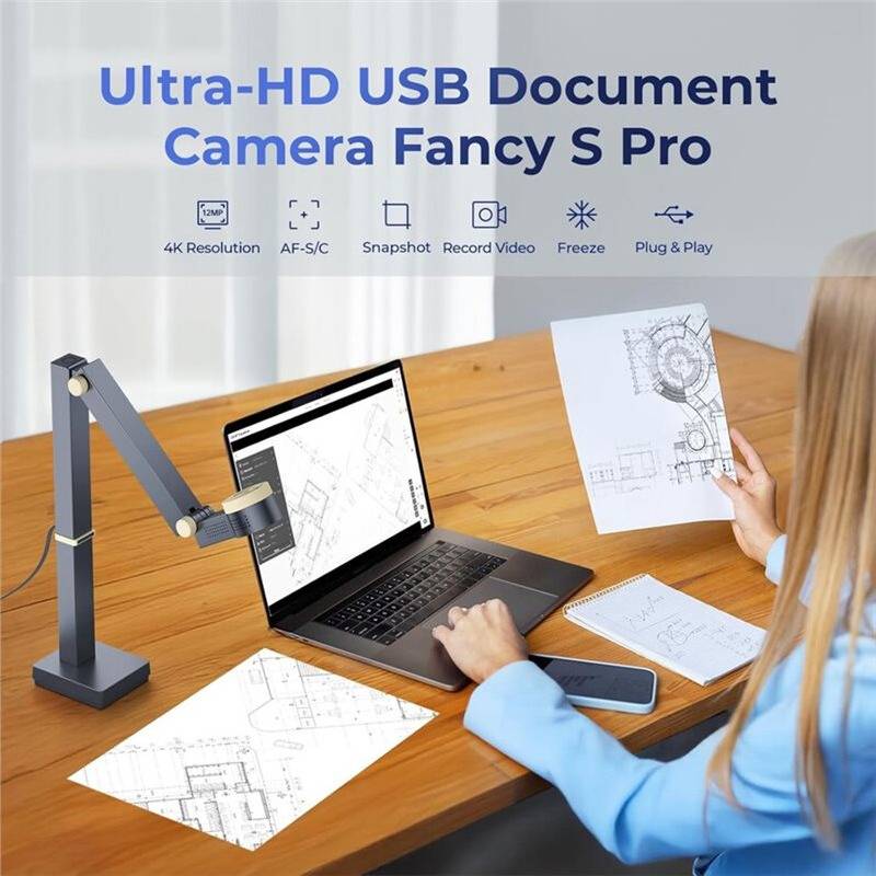 Fancy S Pro 12MP USB Document Camera