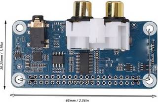 DAC Sound Card Board For Raspi 5 Motherboard