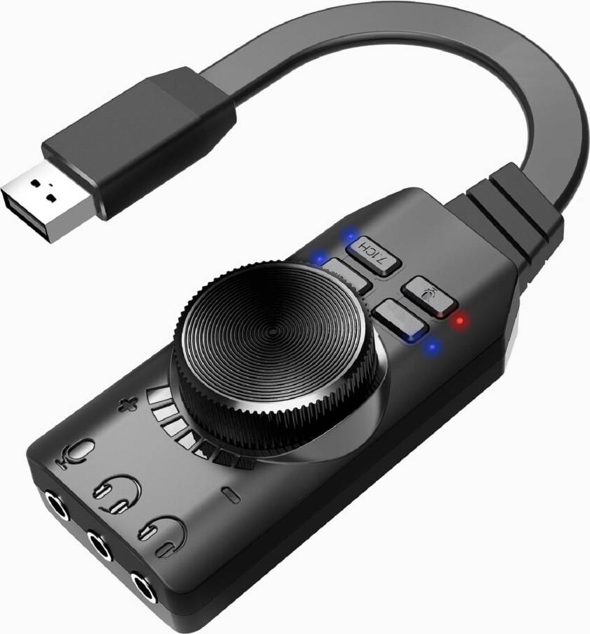 USB Audio Adapter 7.1 Surround Sound