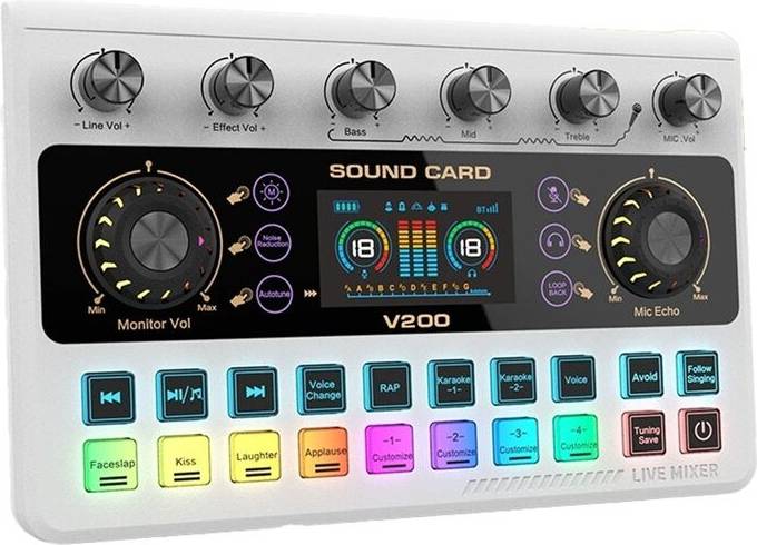 Digital Live Streaming Sound Card