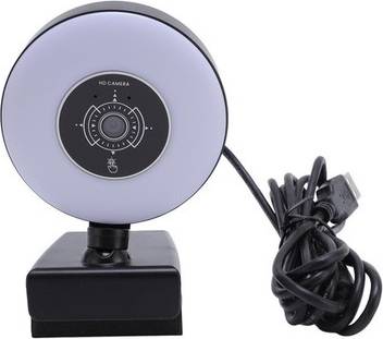 4K Webcam With Light Mic Remote Control