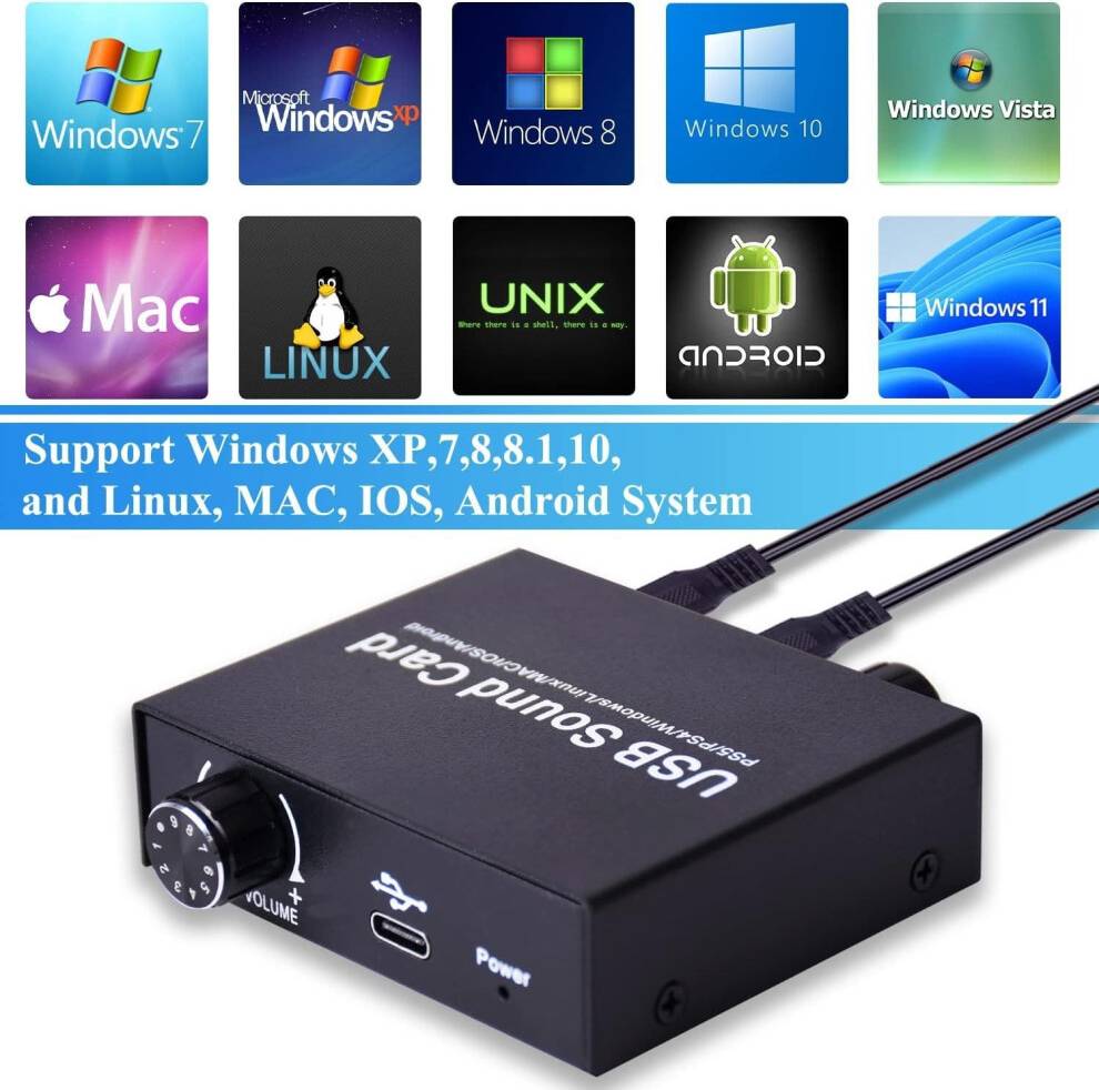 Sound box USB Sound Card External Set-Top Box