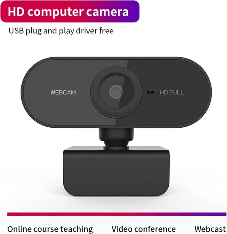 1080P USB Computer Webcam With Microphone